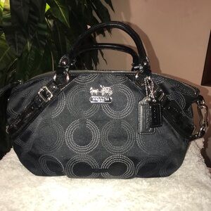 Coach canvas purse